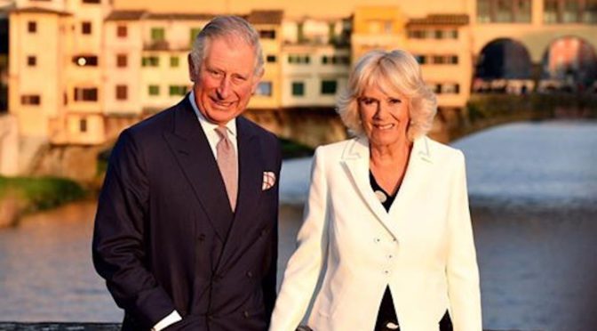 Prince Charles and Camilla in Florence