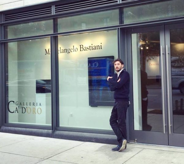 The visual artist Michelangelo Bastiani