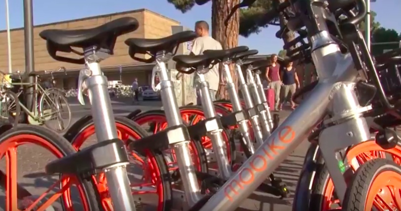 The bike sharing service in Florence