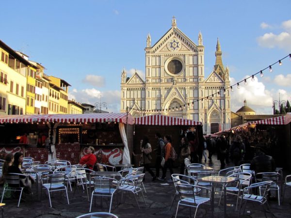 Weihnachtsmarkt in Florence, Italy