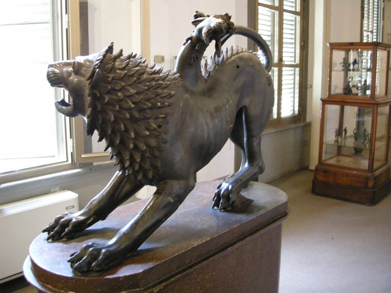 The Chimera at the National ArchaeologiclMuseum of Florence