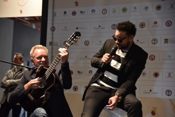 Sting and Shaggy at the Anteprime di Toscana