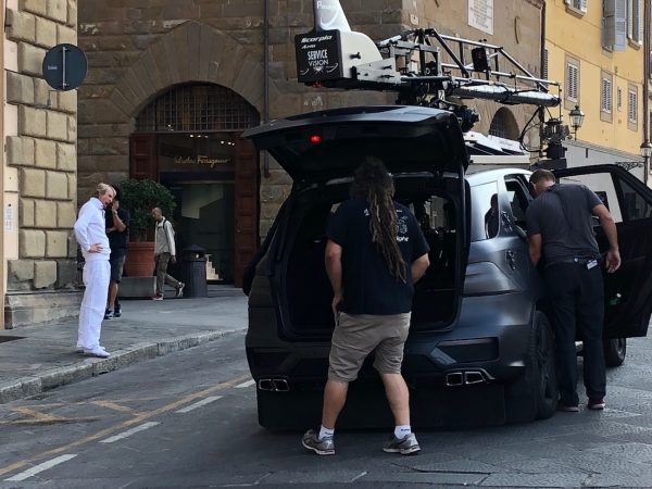 The Micheal Bay's set Six Underground in the city center of Florence, Italy