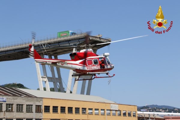 Collpsed bridge in Genoa