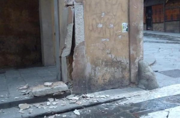 Lorry hits Vasari Corridor in Florence