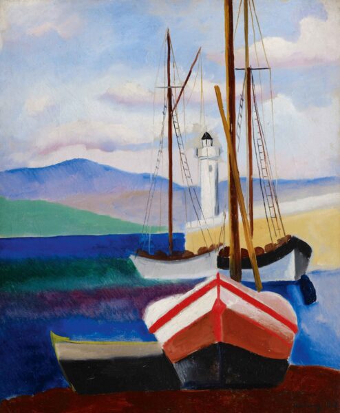 Moïse Kisling (Kraków, 1891 −Bandol, 1953) St-Tropez, 1918