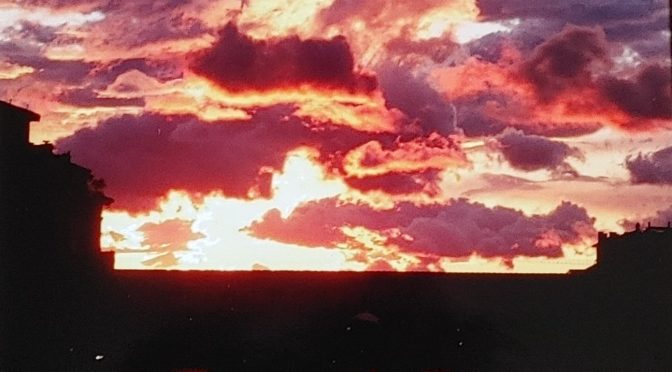 Sunset over the Ponte Vecchio May 2013 (photo by Melissa Magliochetti)