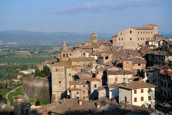 The city of Anghiari in Tuscany
