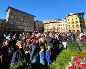 A powerful event in Florence for the International Day for the Elimination of Violence Against Women