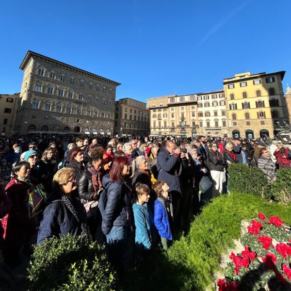 A powerful event in Florence for the International Day for the Elimination of Violence Against Women