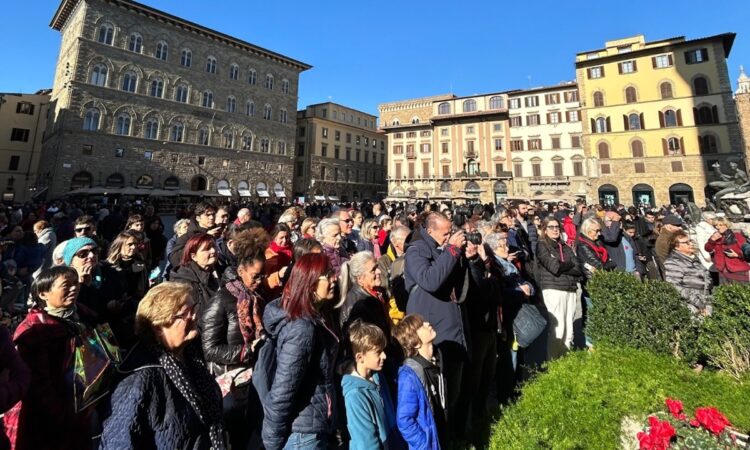 A powerful event in Florence for the International Day for the Elimination of Violence Against Women