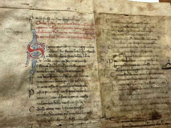Rare Pages of Dante’s Divine Comedy Discovered in La Spezia’s State Archive