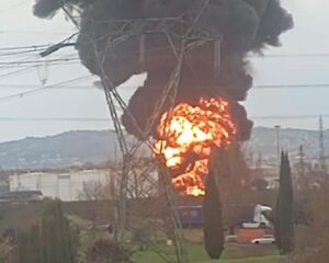 Explosion at Eni Fuel Depot in Calenzano