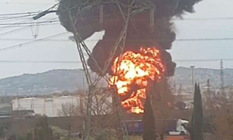 Explosion at Eni Fuel Depot in Calenzano