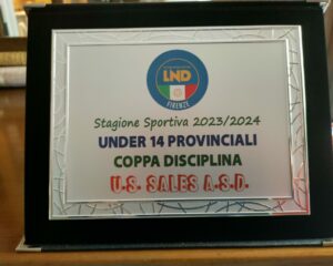 a U.S. Sales di Firenze celebra una stagione indimenticabile: l’Under 14 Provinciale trionfa nella Coppa Disciplina
