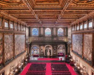 The salone dei 500 in Palazzo Vecchio