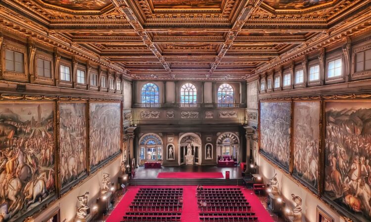 The salone dei 500 in Palazzo Vecchio
