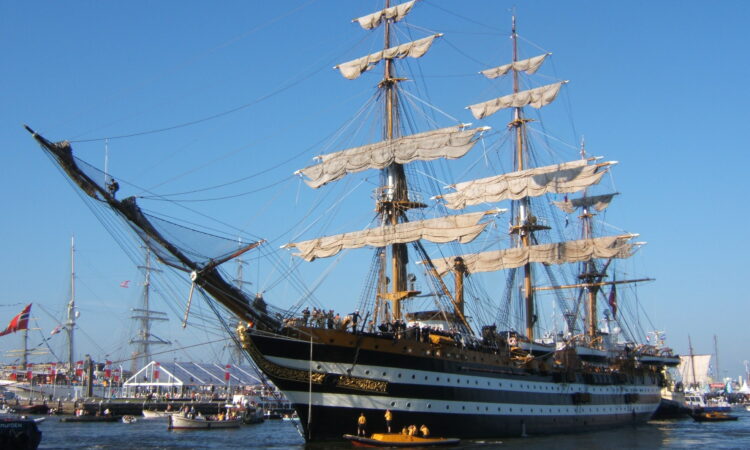 The Amerigo Vespucci vassel