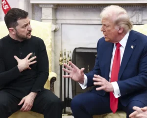 The recent clash between Donald Trump and Volodymyr Zelensky at the White House risks becoming the symbol of the end of the Western order