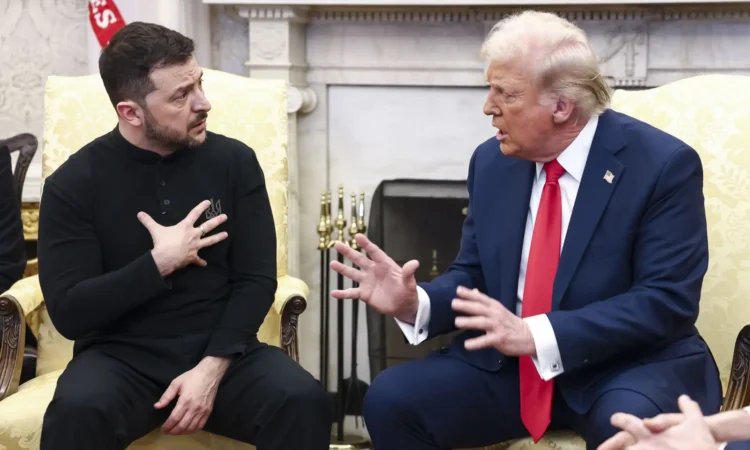 The recent clash between Donald Trump and Volodymyr Zelensky at the White House risks becoming the symbol of the end of the Western order