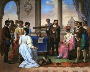 Eustachio Divini at Federico II de Medici court