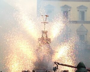 Florence Prepares for the Spectacle of Lo Scoppio del Carro This Easter