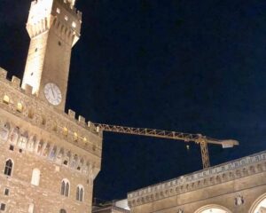Farewell to the Uffizi Tower Crane
