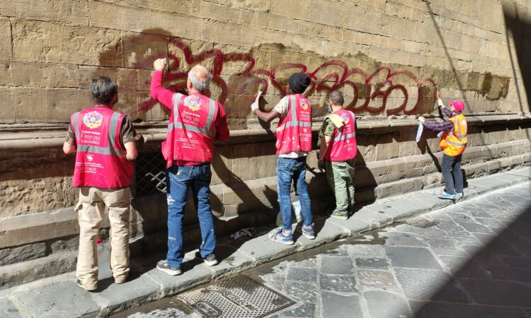 Santa Trinita Church Cleaned After April Vandalism