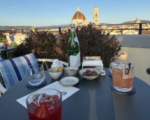 The Rooftop Terrace of Tivoli Palazzo Gaddi