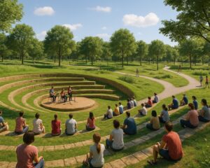 Il rendering della proposta del Comitato per il Crocifisso a Signa