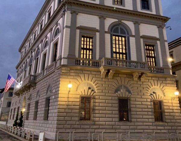 Florence reacted with excitement and appreciation to the announcement by U.S. Ambassador to Italy Tilman Fertitta that the U.S. Consulate in Florence will remain open