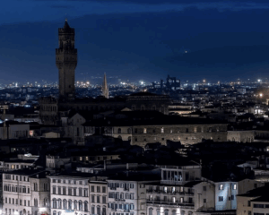 Florence Goes Dark to Denounce Israel’s Gaza Strategy