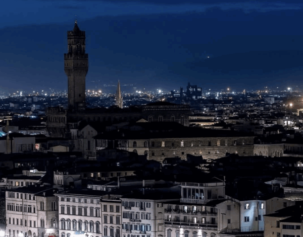 Florence Goes Dark to Denounce Israel’s Gaza Strategy