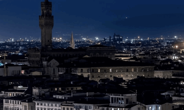 Florence Goes Dark to Denounce Israel’s Gaza Strategy