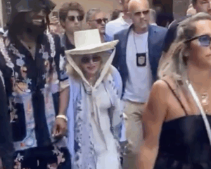 Madonna Celebrates Birthday in Tuscany, Seen in Florence and at Siena’s Palio