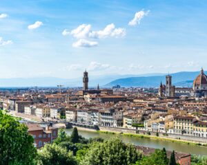 Florence by air. Image by Dominick Vietor from Pixabay