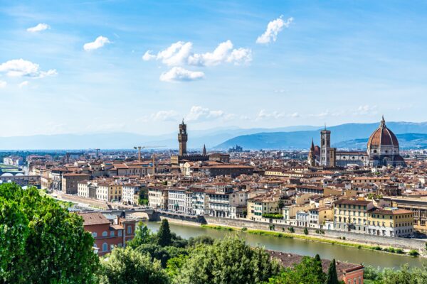 Florence by air. Image by Dominick Vietor from Pixabay