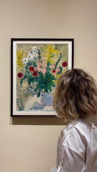Marc Chagall, Fleurs dans un vase bleu, 1936 - Courtesy Collezione Roberto Casamonti