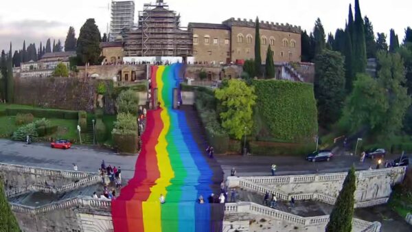 The One-Kilometer Rainbow Flag