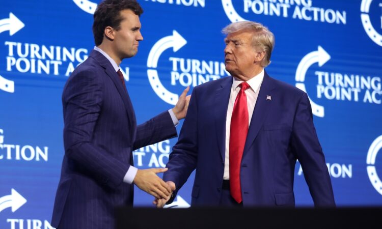 Charlie Kirk and Donald Trump