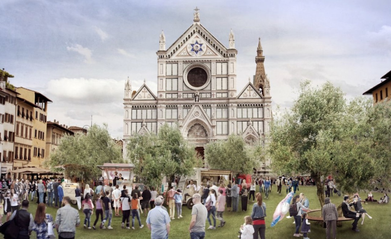 Green Florence 2025 doğayı Piazza Santa Croce'ye getiriyor