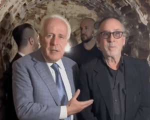 Eugenio Giani and Tim Burton