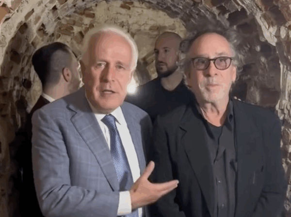 Eugenio Giani and Tim Burton