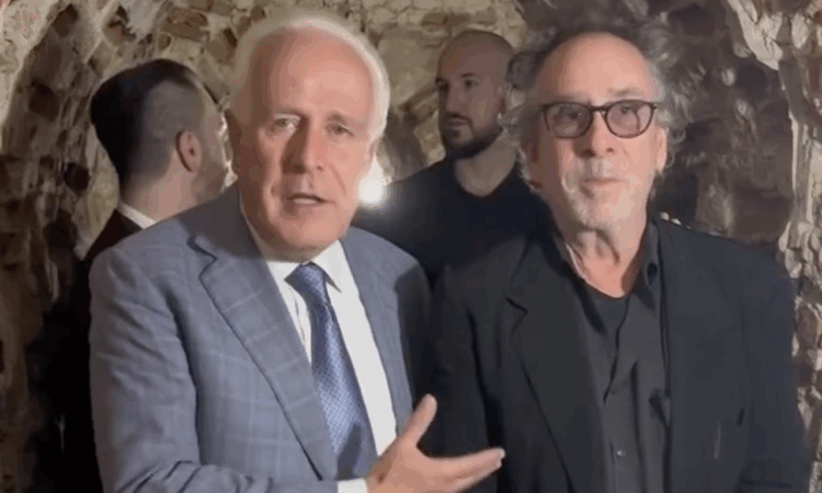 Eugenio Giani and Tim Burton