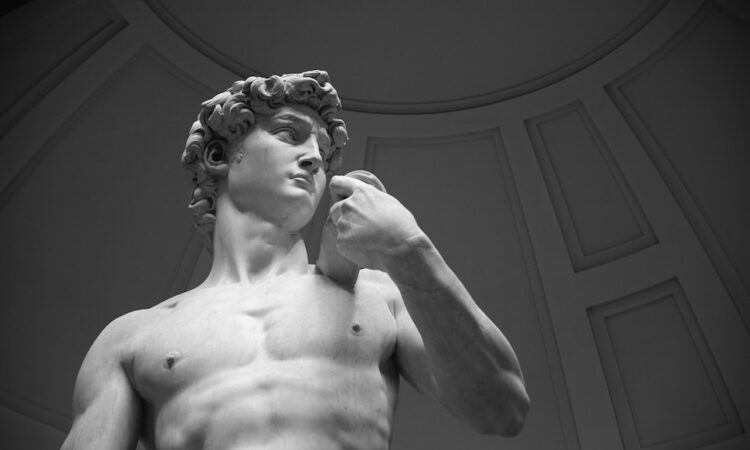A detail of the David statue by Michelangelo Buonarroti, 1501-1504 CE (Photo: Joe Hunt)