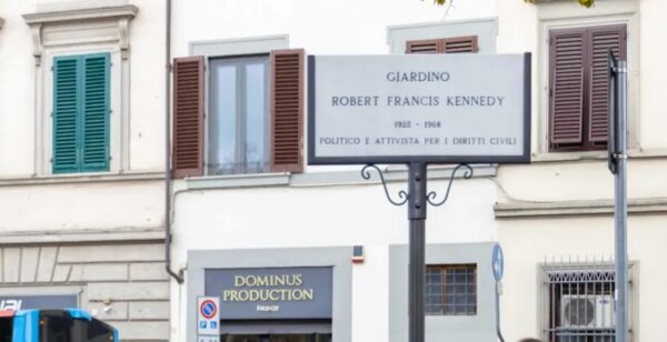 Florence names a garden after Robert F. Kennedy