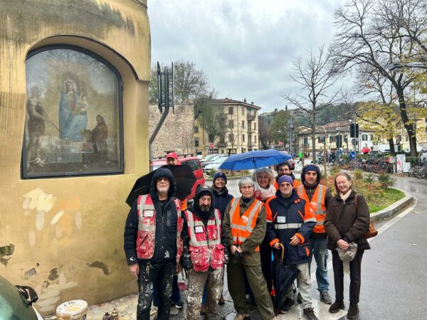 Friends of Florence and Angeli del Bello Restore Piazza Tasso Tabernacle