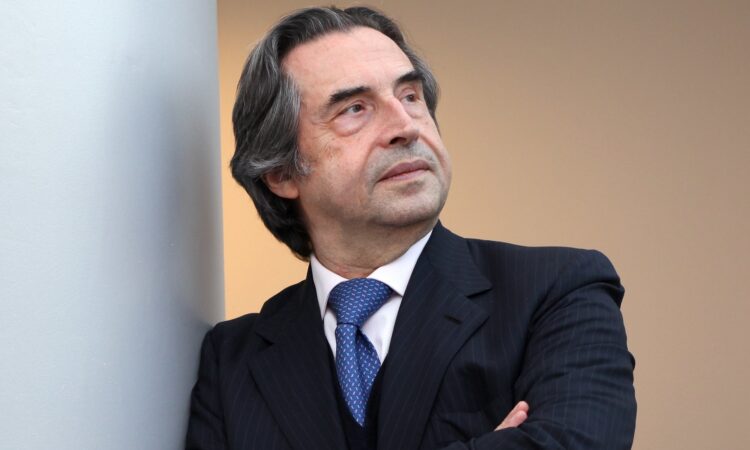 The conductor Riccardo Muti