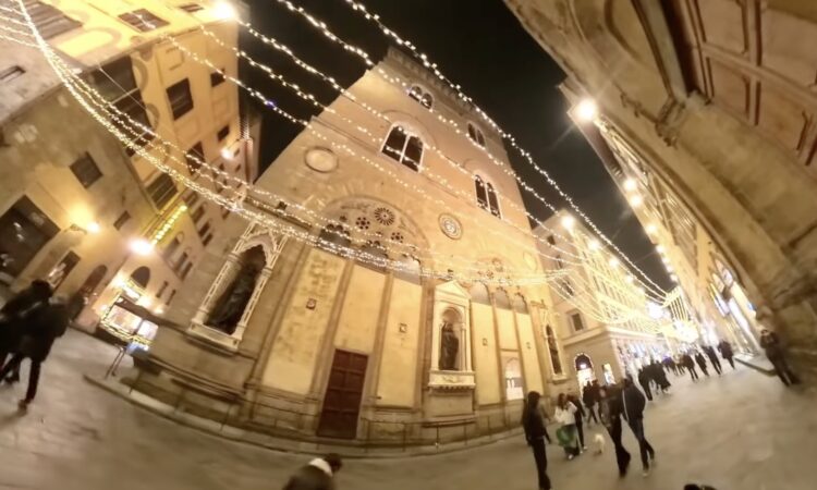 Florence Seen from Above at Christmas