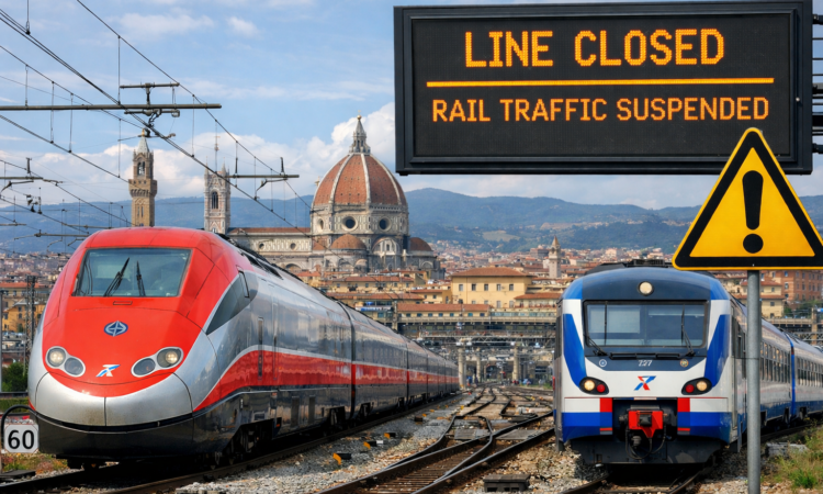 Italy’s main north–south rail corridor disrupted in Florence for 24 hours